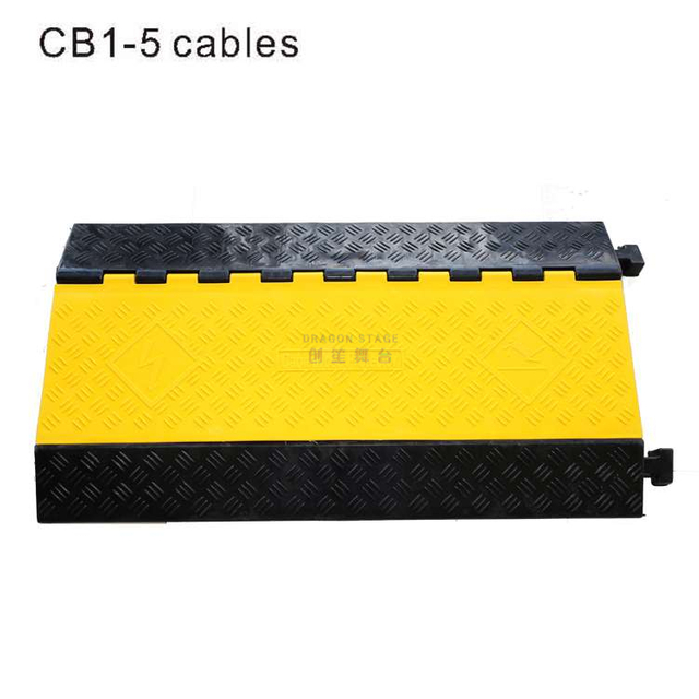 5-hole Rubber Cable Ramp Protective Board for Event 