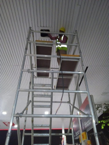 China Mobile Aluminum Frame Scaffolding Ladder Scaffolding