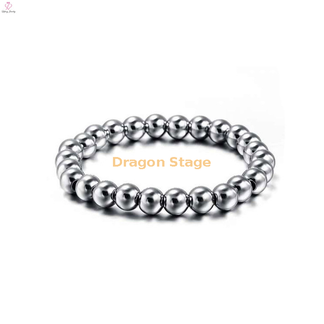 Top Selling Jh Jewelry Bead Bracelet, 316L Stainless Steel Bead Bracelet