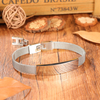 fashion jewelry custom bar black silver stainless steel mesh men bangle bracelet