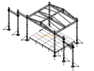 Aluminum Manufactured Lighting Cheap Trusses 10x6x7m 2 Pairs of Wings for Speaker And LED Screen