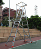 Aluminum Tower Home Household Foldable Mobile Rolling Ladder
