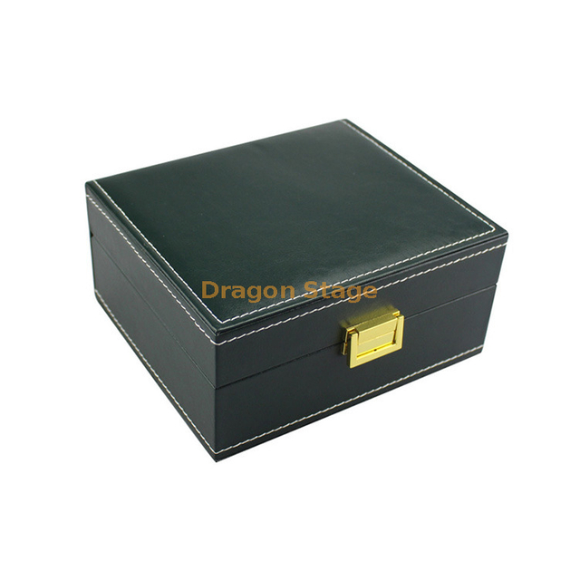 In Stock Luxury Custom Made Red Black Pu leather Single Watch Packaging Box For Women