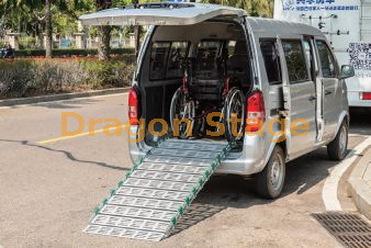 Lightweight Portable Aluminium Folding Loading Ramps for Van 