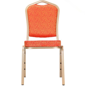 Blue aluminum alloy hotel restaurant banquet chairs, hotel home backrest chairs, outdoor activity conference VIP chairs