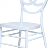 New Metal Round Back Chair Hotel Restaurant Outdoor Wedding Chair White Wedding and Wedding Bamboo Chair Large Quantity Preferential