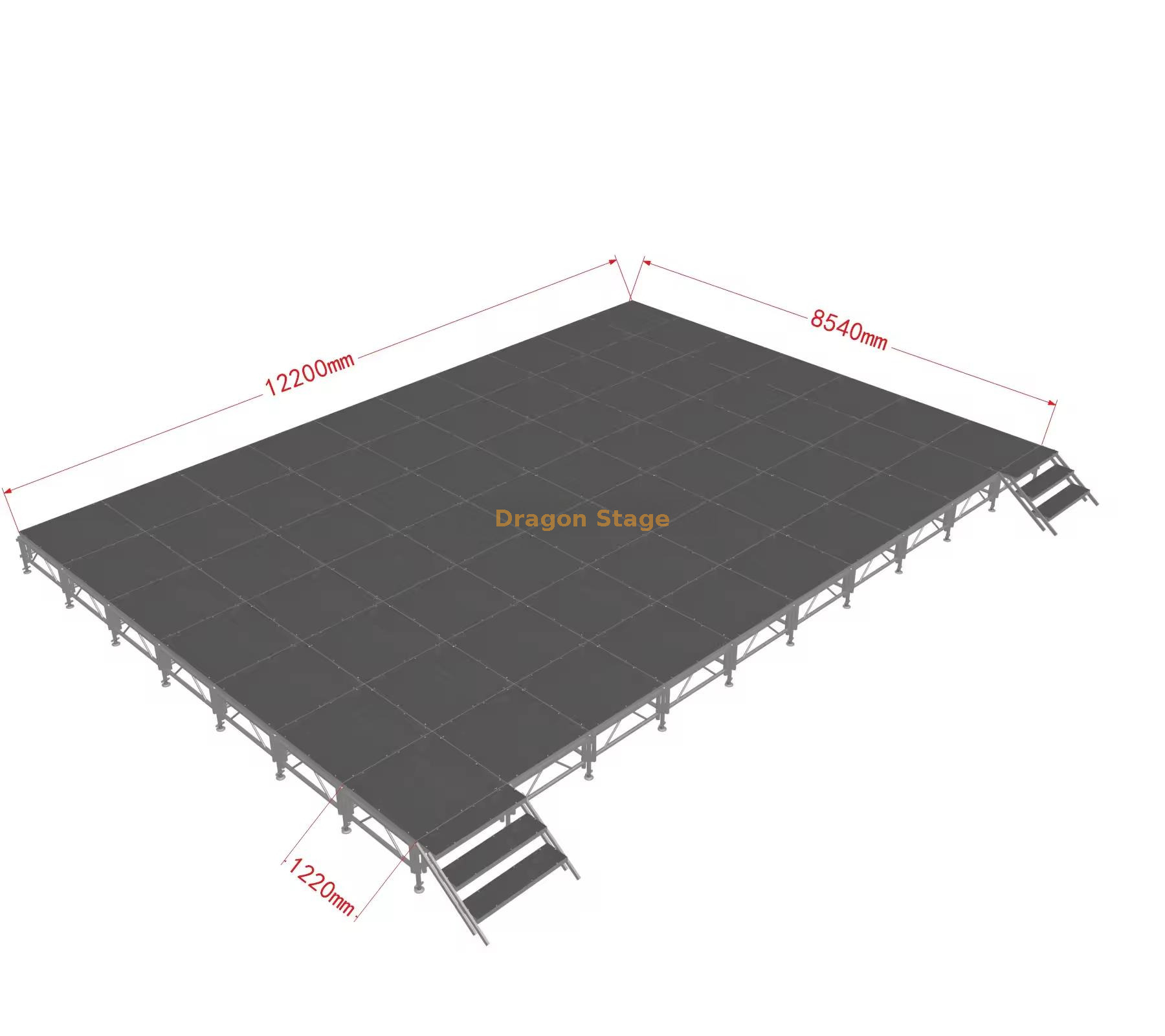 Stage Platform 12.2x8.54m Stage Platform 12.2x8.54m