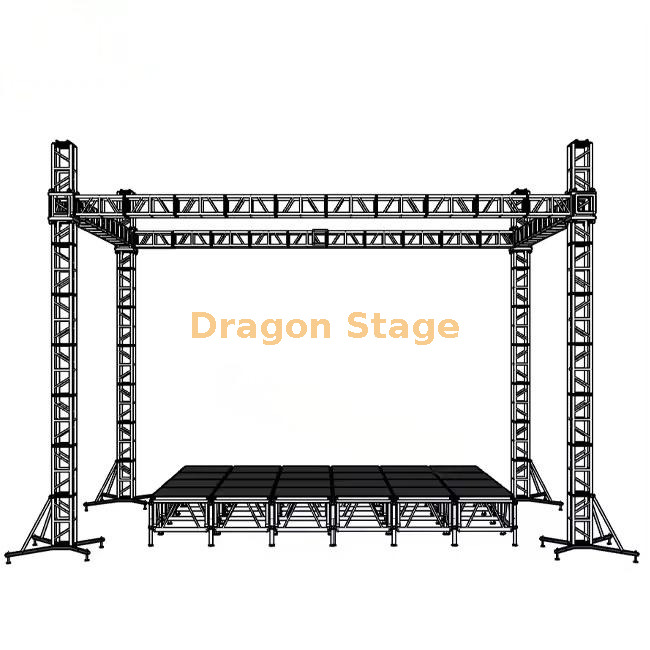 10x6x8m Outdoor Mobile Stage 10x6x8m Outdoor Mobile Stage