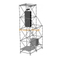 2x4x8m Ringlock Line Array Hanging Tower System with Auxiliary Ballast Tower
