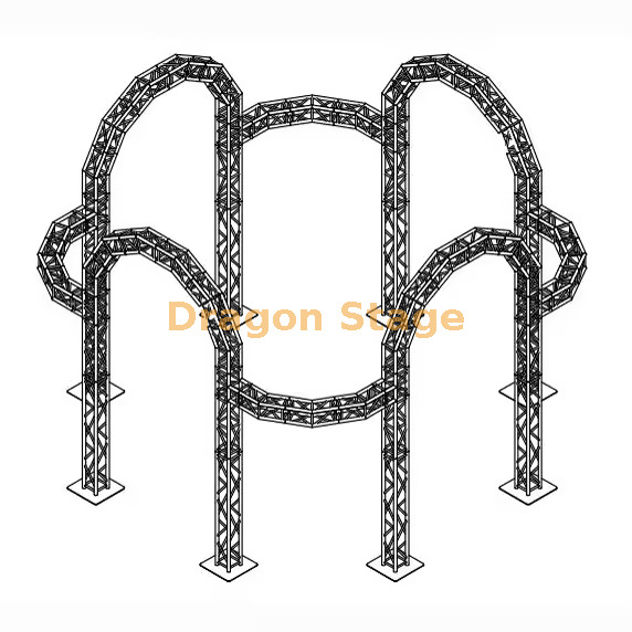 Multi-Arch Curved Truss Display System Multi-Arch Curved Truss Display System