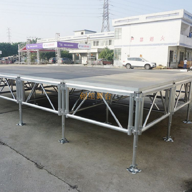 Assemble Portable Stage Concert Stage Event Stage in Stage Factory 2020 Aluminum Stage Guangzhou China Wedding Stage 12.2x9.76m H 1-1.4m