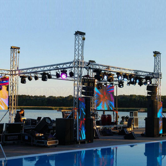 Hot Sale Aluminum Lighting Stage Roof Truss For Concert And Event