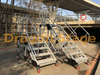 Customized aluminum alloy stepping platform climbing pedal ladder workshop workbench stepping ladder mobile platform non-slip ladder
