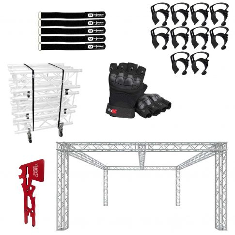 Global Truss 20'x20' Center Beam Trade Show Booth with Accessories Package