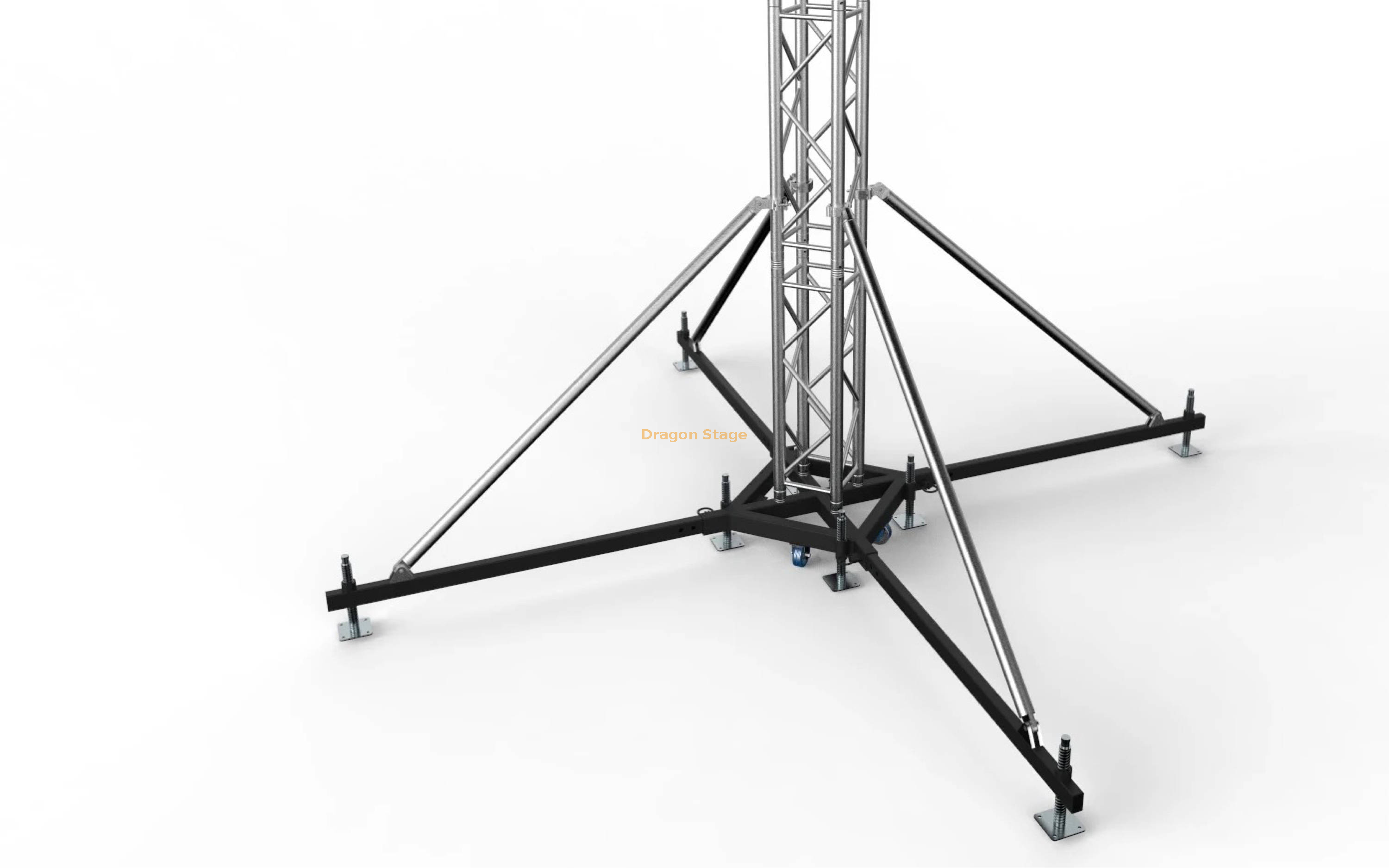 Mobile Dj Lighting Truss Tower for Outdoor Event Lumination 6m High (2)