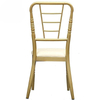 Wholesale of new metal castle chairs, aluminum alloy bamboo chairs, outdoor wedding chairs, soft bags, backrest chairs, stackable