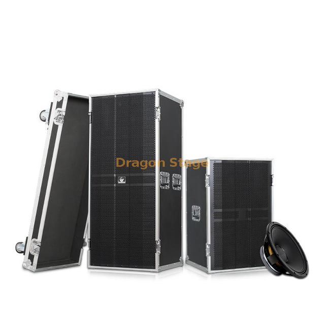 Professional Single And Double 15-inch Large Stage Audio Set Performance Wedding Outdoor High-power Remote Speaker