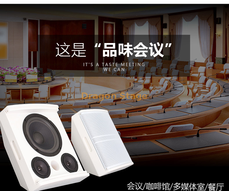 DETAILS 6 8 10 Inch Small And Medium-sized Professional Conference Sound Package Conference Room Broadcasting System Wall Mounted Speaker Equipment (2)