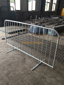 Stronger And Beautiful Customized Factory Traffic Road Galvanized Coated Crowd Control Barrier