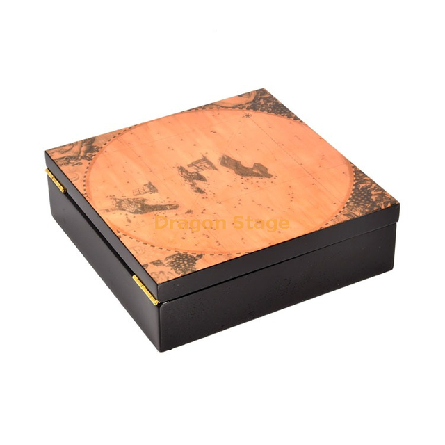 KSA Riyadh season acrylic eid ramadan box with lid wood chocolate box set ramadan music box