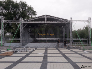 Custom Portable Truss Led with Stage And Roof System 6x4x5m