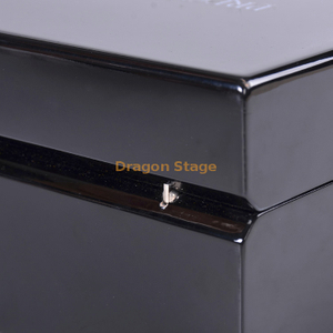 Good Packaging Premium Black Piano Finishing Single Watch Case Wooden Watch Box