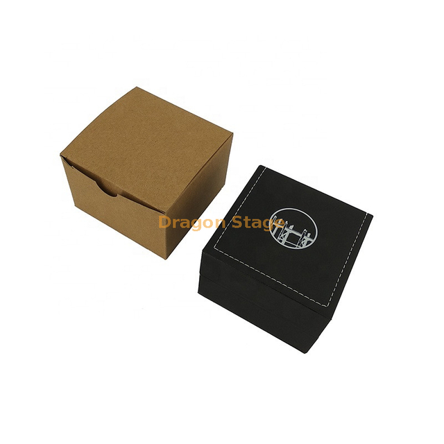 Wooden Box factory customized oem Custom Logo Cheap Small Gift Pu Leather Watch Box