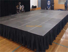 Aluminum Mobile Red Black Blue Grey Portable Stage Skirtings for Sale