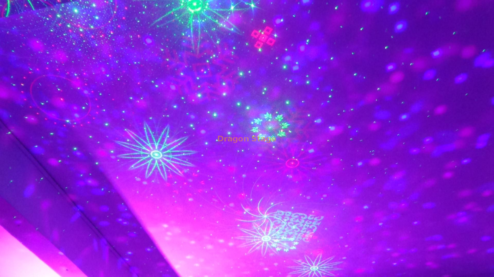 6 beads 3W LED Laser Big Universe Magic Ball Lights (10)