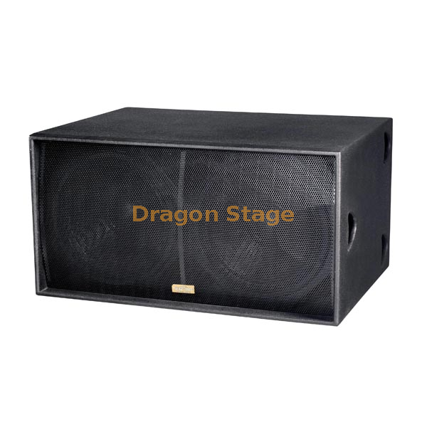 Outdoor Powered Subwoofer Dual 18 Inch Subwoofer for Night Clubs And Live Shows