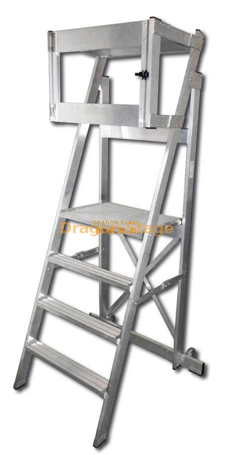Aluminum Mobile Multi- Function Step Ladder with Work Platform