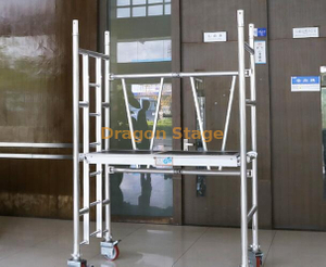 Aluminum Folding Mobile Scaffolding Reasonable Price and Customize Size Scaffolding for Sale