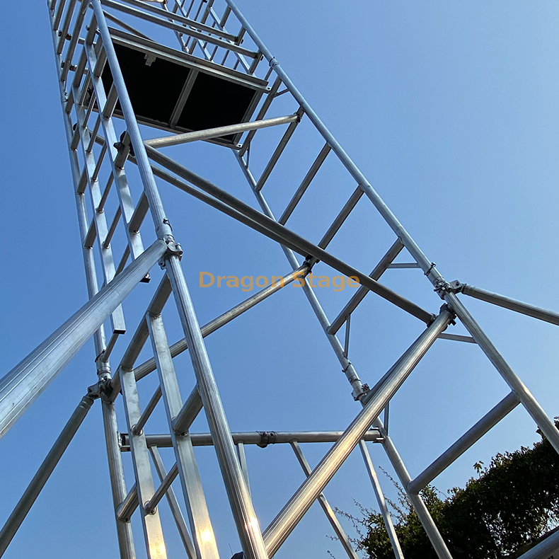 what are types of aluminum single scaffolding