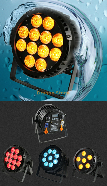 6pcs 9pcs 12pcs waterproof WIFI wireless battery powered LED par light for outdoor show event