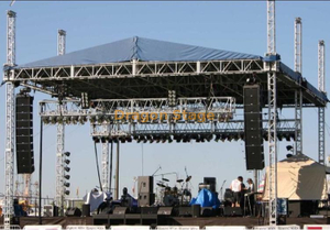 Aluminum Country Music Stage 20x14x12m