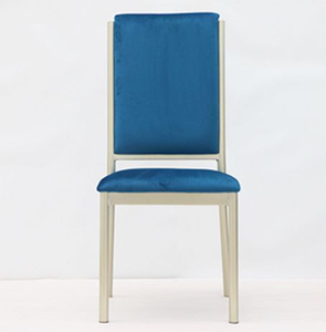 Wholesale of aluminum alloy banquet chairs, soft cushions, hotel backchairs, modern and minimalist hotel and restaurant chairs by manufacturers