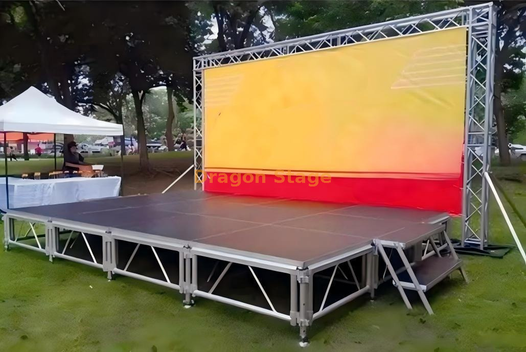 outdoor stand and truss for small events outdoor stand and truss for small events