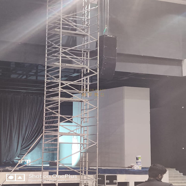 Multi Use Aluminum Double Scaffold Tower with Ladders