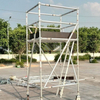 Portable outdoor feet with ladder