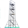 Tower Mobible Single Scaffolding with Ladder Adjustable Leg