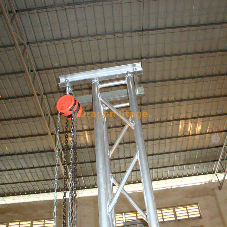 Top Part Top Section for Manual Chain Hoist of Conical Truss Tower (1)