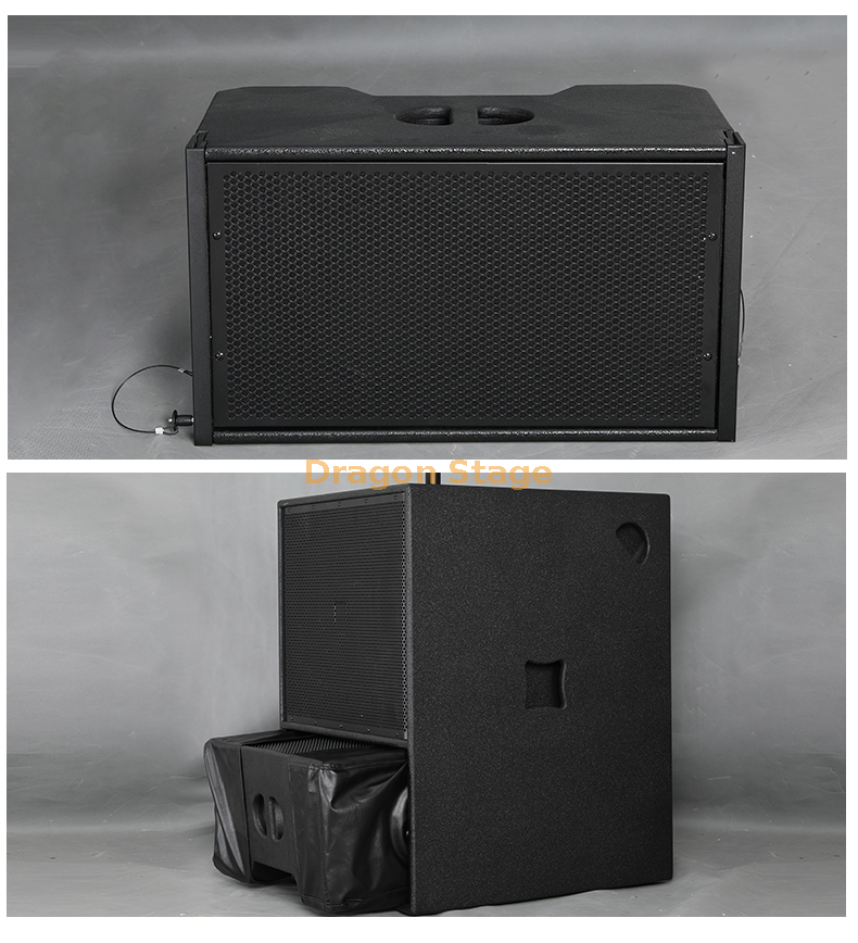 details of Single 10 inch linear array active sound professional high-power remote performance wedding large stage speaker set (1)