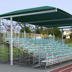 Steel High-capacity Dismountable Grandstand Scaffolding Bleachers Temporary Seating System for 3000 Audiences