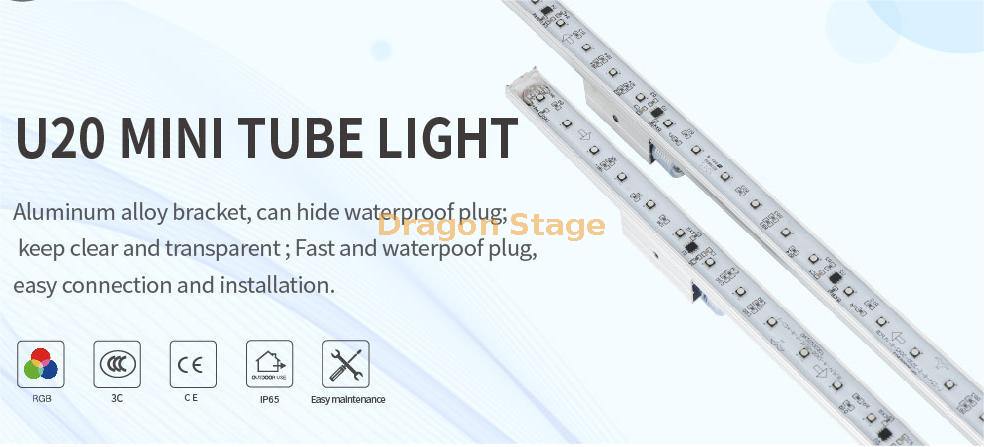 Waterproof LED U20 Full Color Tube Light (6)
