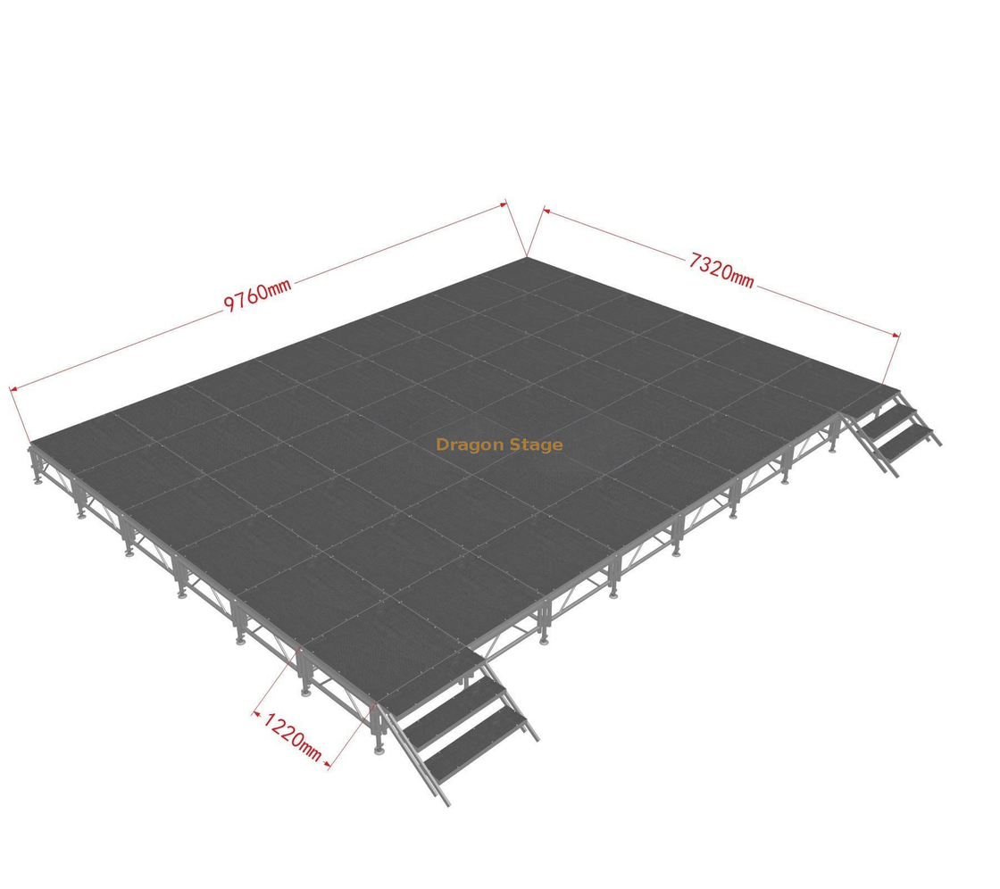 How To Custom Produce Round Aluminum Stage DRAGON STAGE