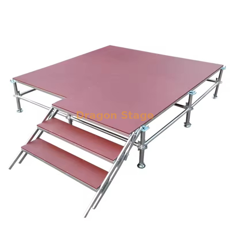 Portable Aluminium Steel Layer Stage for Concerts 2.44x2.44m Portable Aluminium Steel Layer Stage for Concerts 2.44x2.44m