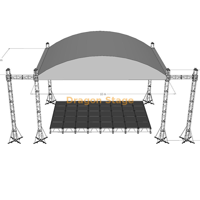 Concert Stage Curve Roof Truss (3) Concert Stage Curve Roof Truss (3)