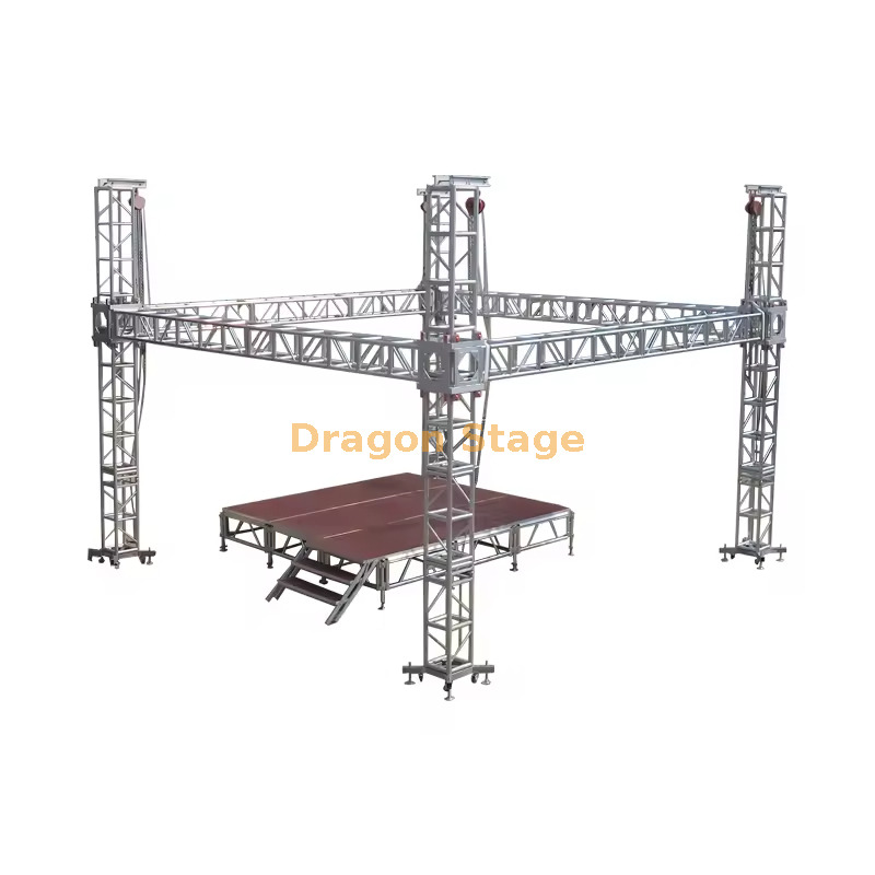 African Aluminum Standard Stage Truss for Open Air Crusade 8x6x6m African Aluminum Standard Stage Truss for Open Air Crusade 8x6x6m