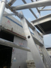 Aluminum Double Hanging Ladder Platform Adjustable Scaffolding 5.22m