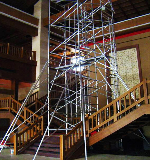 certification indoor aluminum scaffold tower for agent